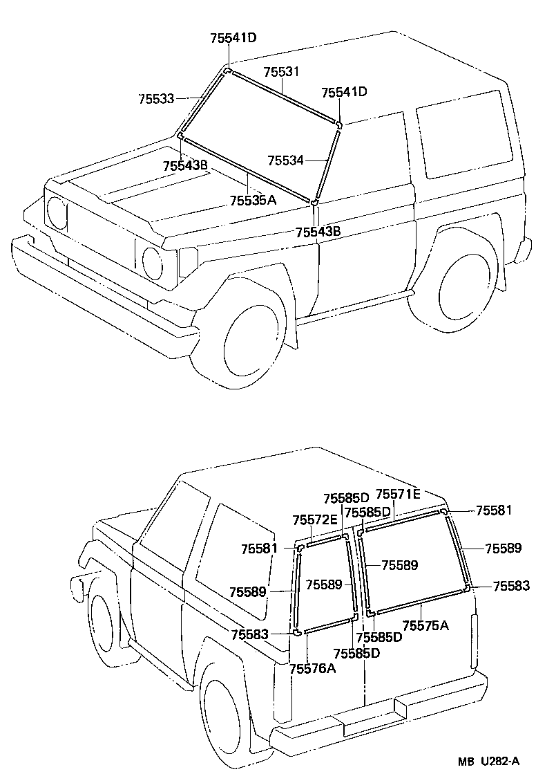  LAND CRUISER 70 |  MOULDING