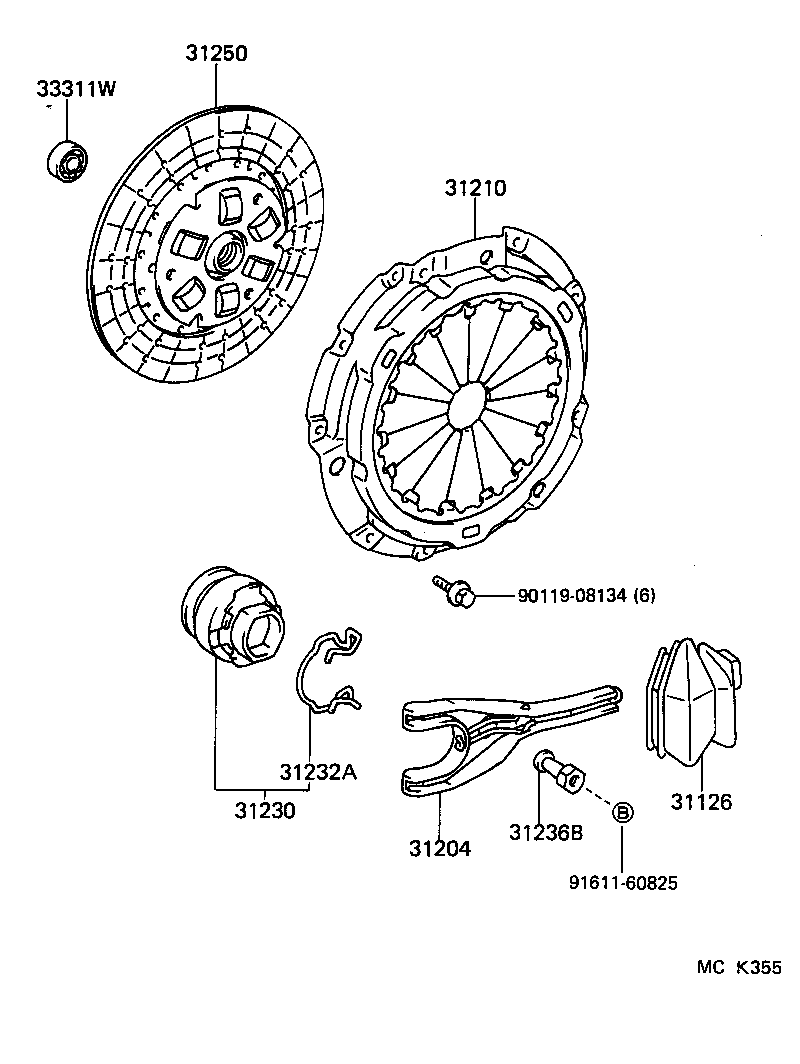  LAND CRUISER 70 |  CLUTCH RELEASE FORK