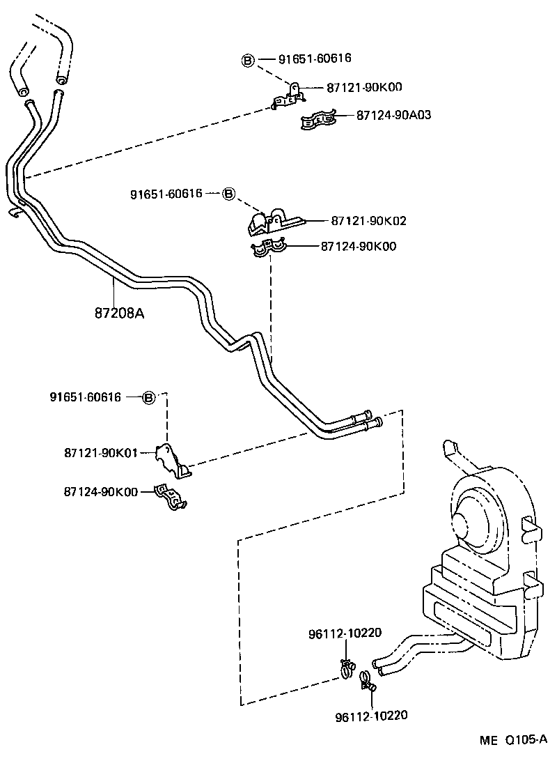  LAND CRUISER 70 |  HEATING AIR CONDITIONING WATER PIPING