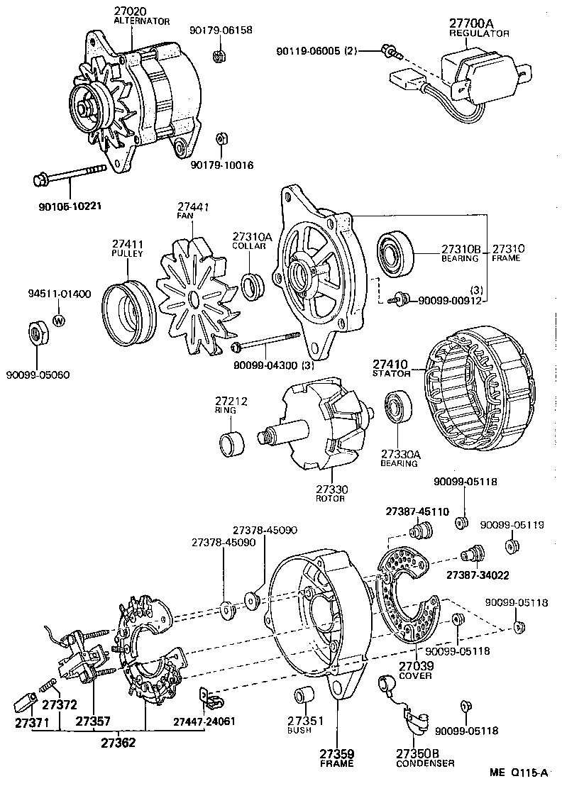  LAND CRUISER 70 |  ALTERNATOR