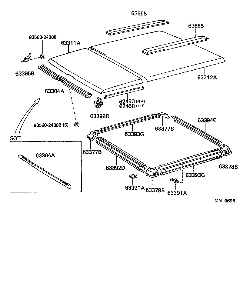  LAND CRUISER 70 |  ROOF HEADLINING SILENCER PAD