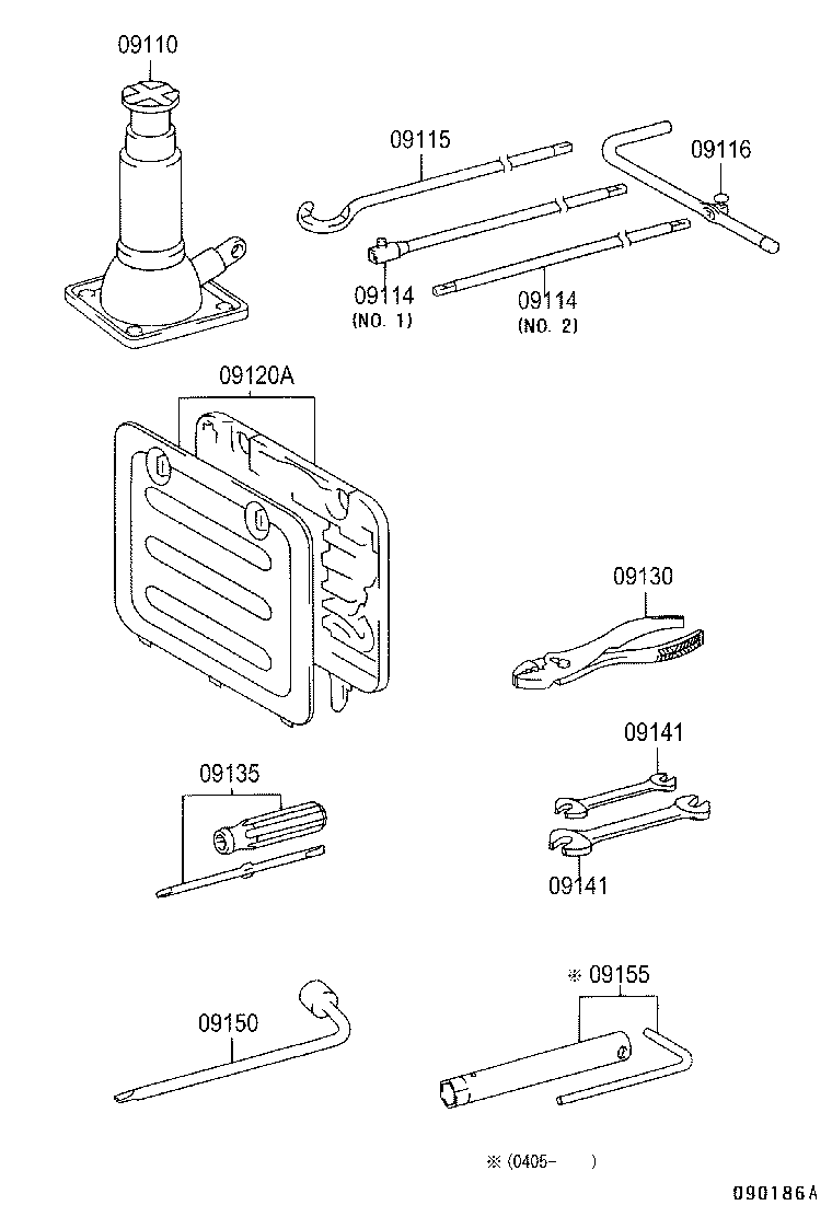  GX470 |  STANDARD TOOL
