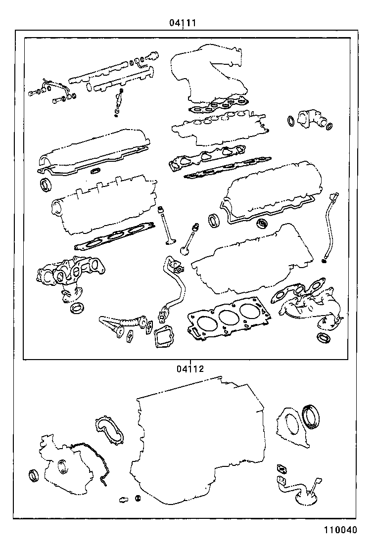  SIENNA |  ENGINE OVERHAUL GASKET KIT