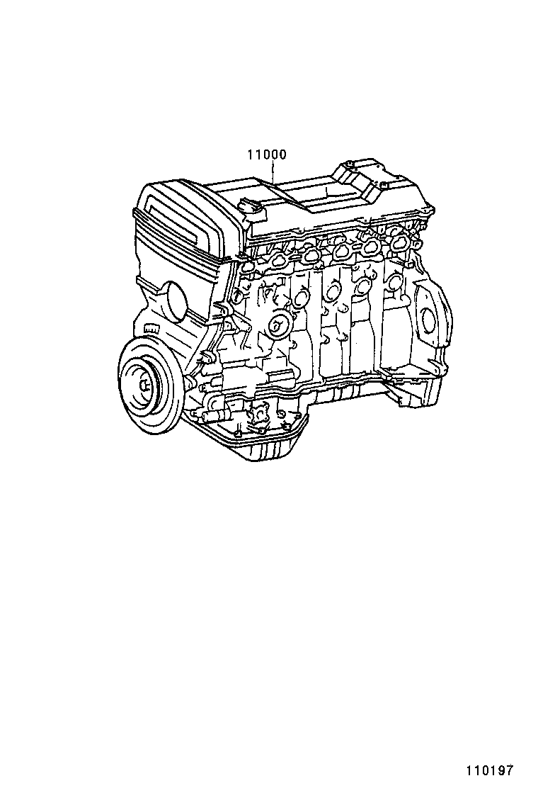  IS300 |  PARTIAL ENGINE ASSEMBLY