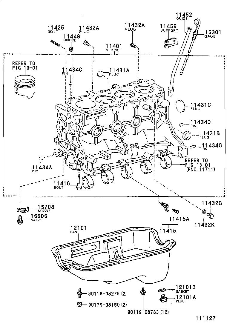  HILUX 2WD |  CYLINDER BLOCK