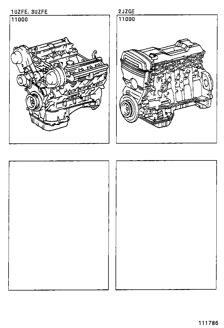  GS300 400 430 |  PARTIAL ENGINE ASSEMBLY