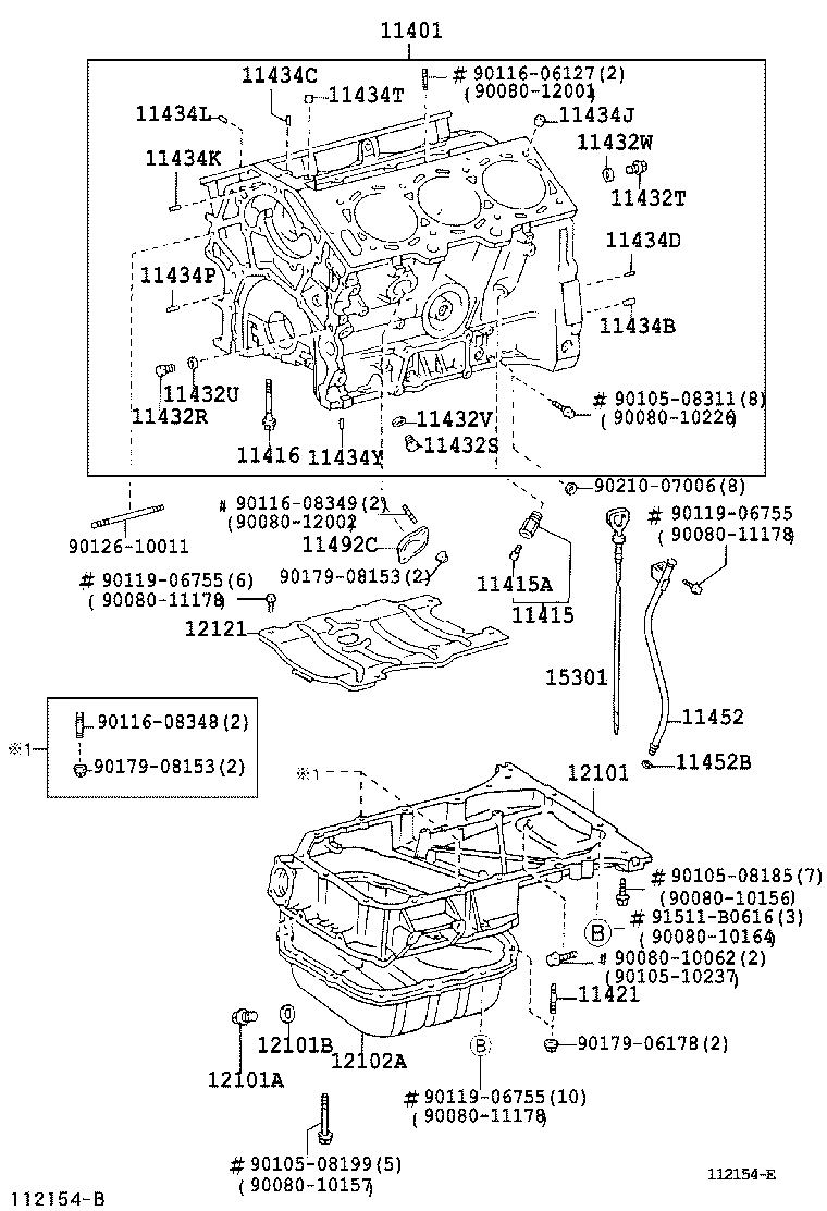  CAMRY NAP |  CYLINDER BLOCK