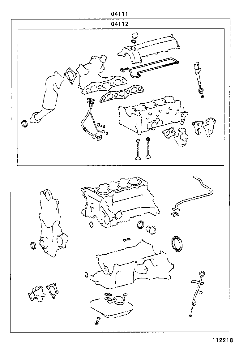  YARIS FRP |  ENGINE OVERHAUL GASKET KIT