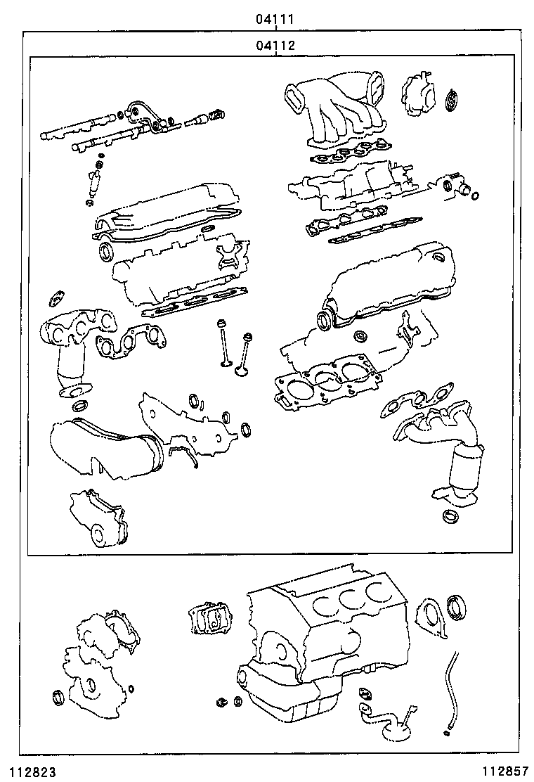  CAMRY NAP |  ENGINE OVERHAUL GASKET KIT