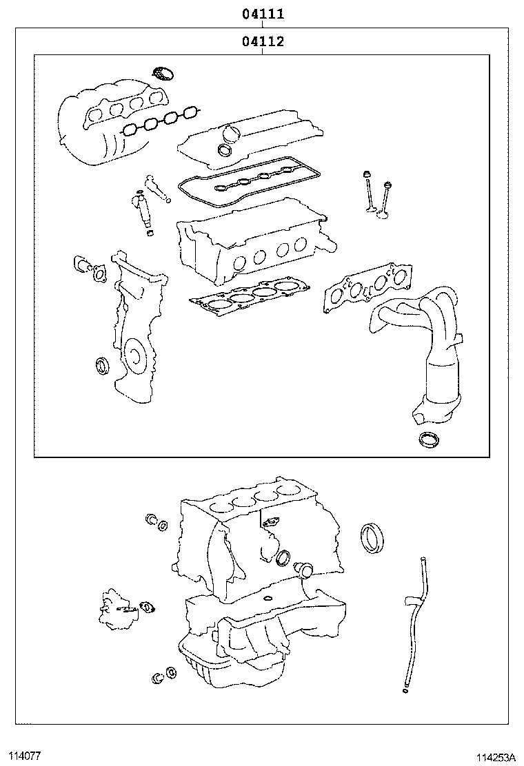  SOLARA |  ENGINE OVERHAUL GASKET KIT