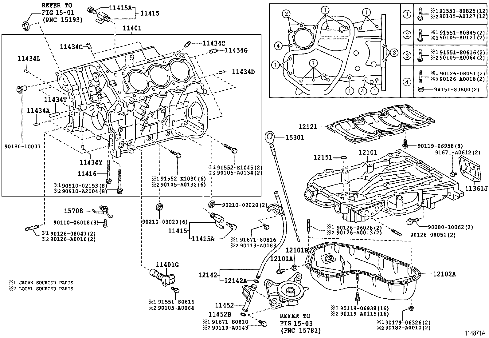 RX330 350 NAP |  CYLINDER BLOCK