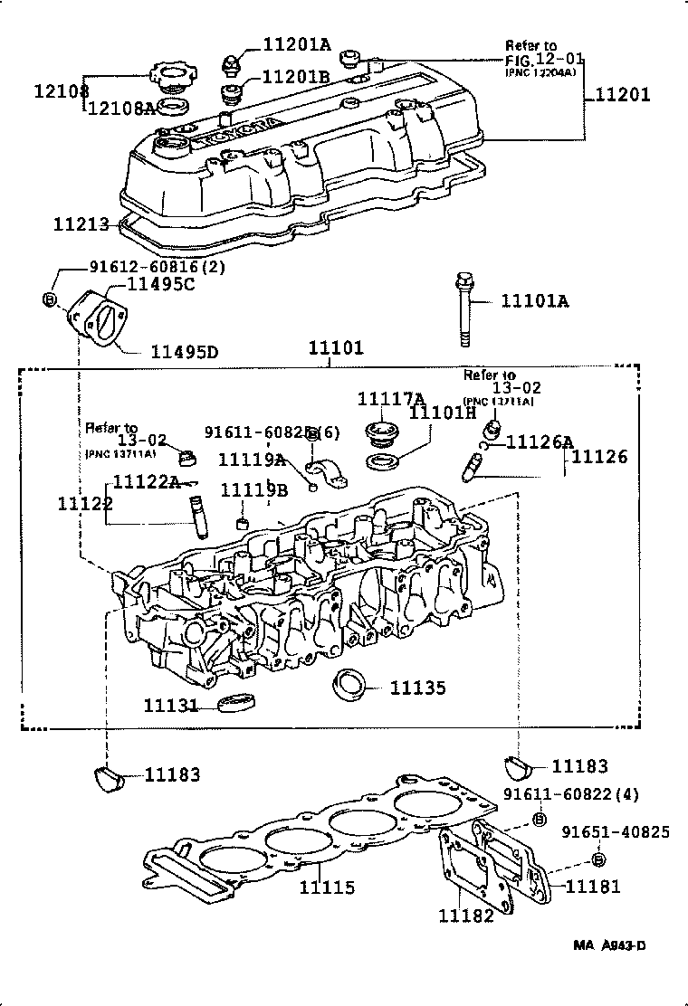  4 RUNNER TRUCK |  CYLINDER HEAD