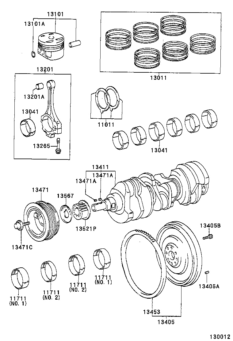  CAMRY NAP |  CRANKSHAFT PISTON