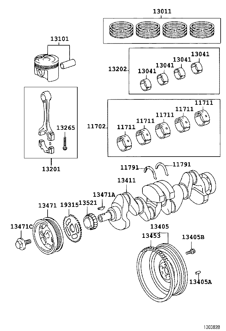  YARIS FRP |  CRANKSHAFT PISTON