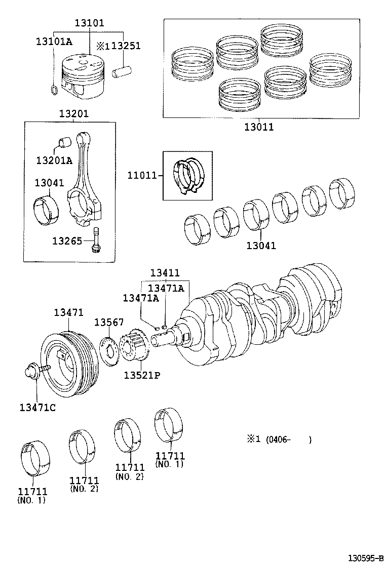  ES300 330 |  CRANKSHAFT PISTON