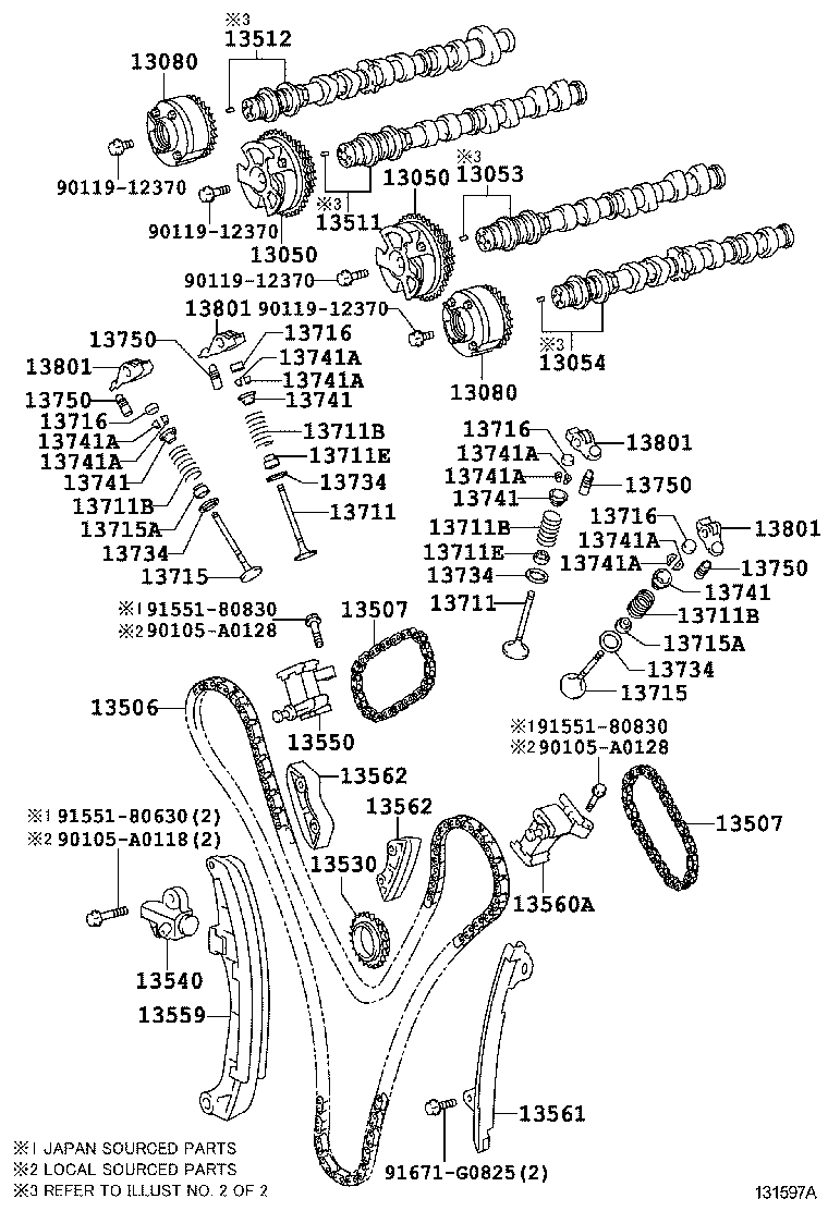  RX330 350 NAP |  CAMSHAFT VALVE