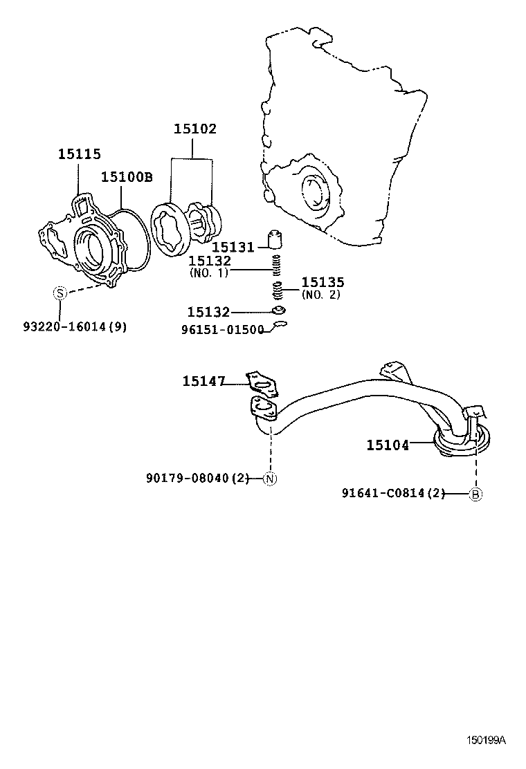  HILUX 2WD |  ENGINE OIL PUMP