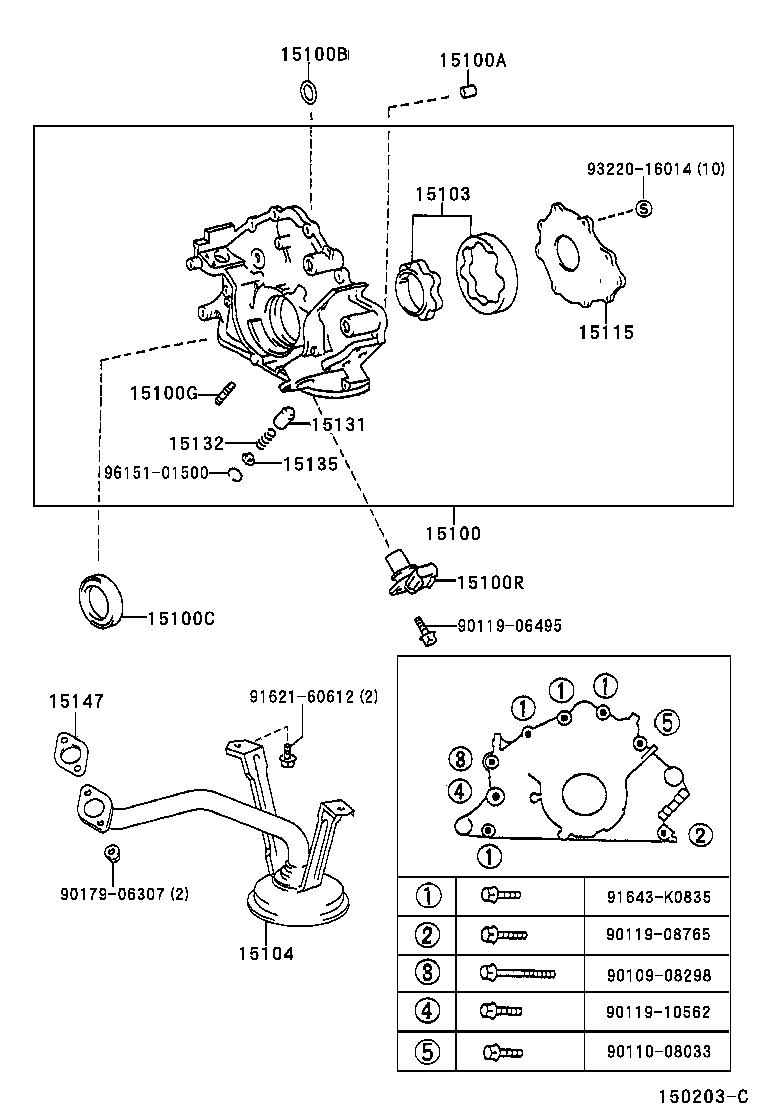  SC300 400 |  ENGINE OIL PUMP