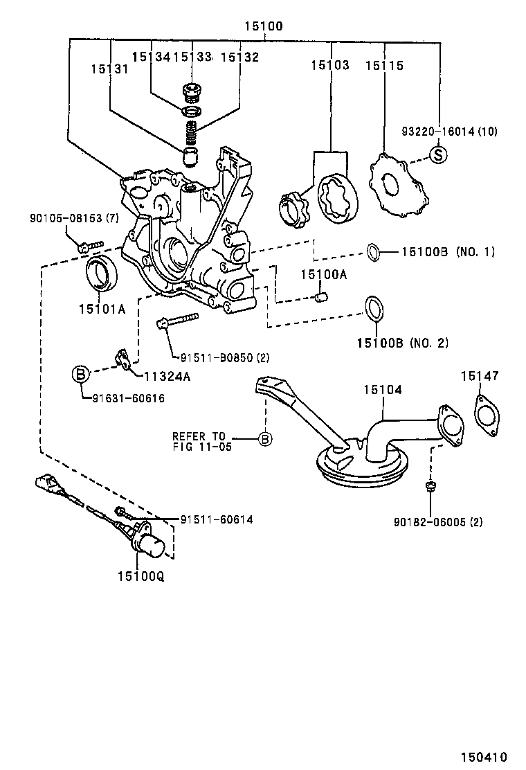  IS300 |  ENGINE OIL PUMP