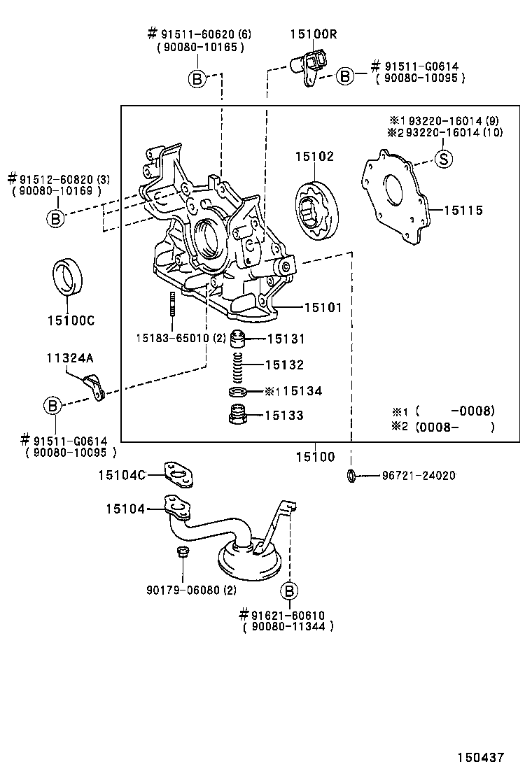  SIENNA |  ENGINE OIL PUMP