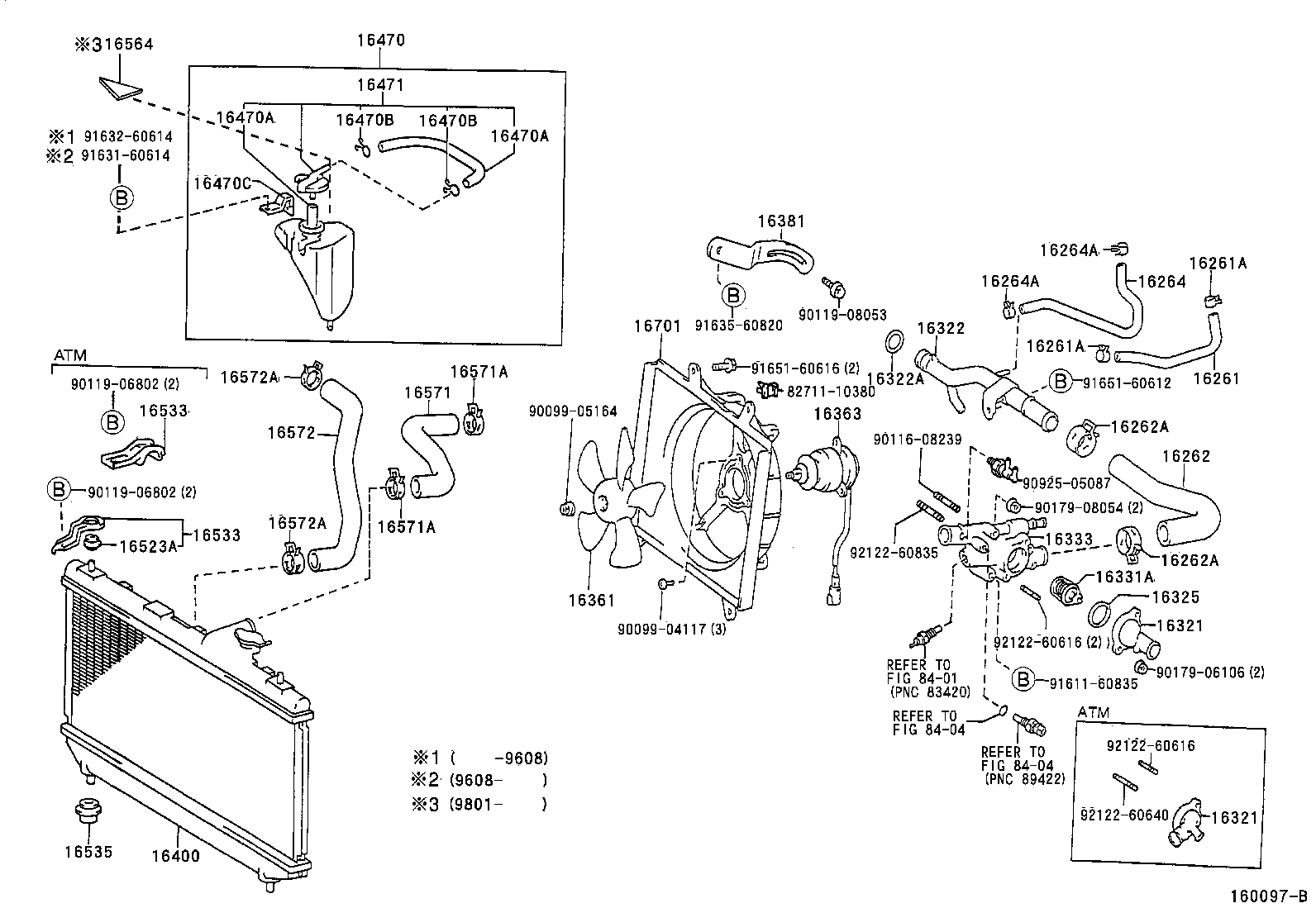  TERCEL |  RADIATOR WATER OUTLET