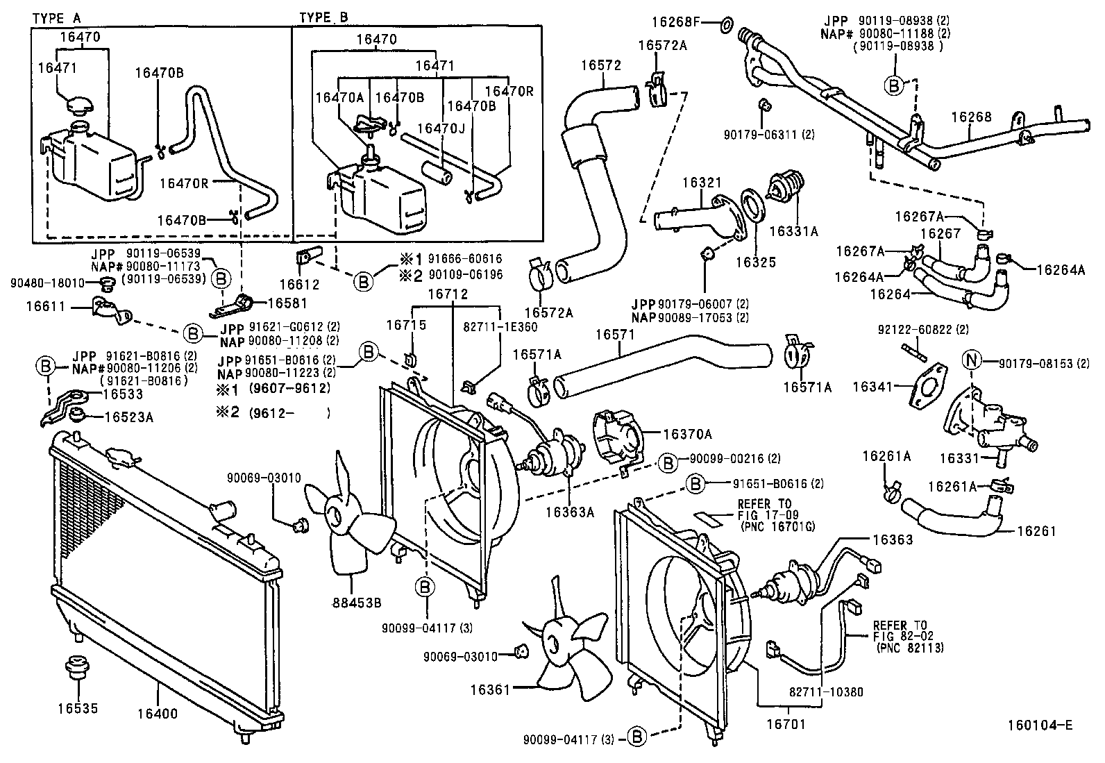  CAMRY NAP |  RADIATOR WATER OUTLET