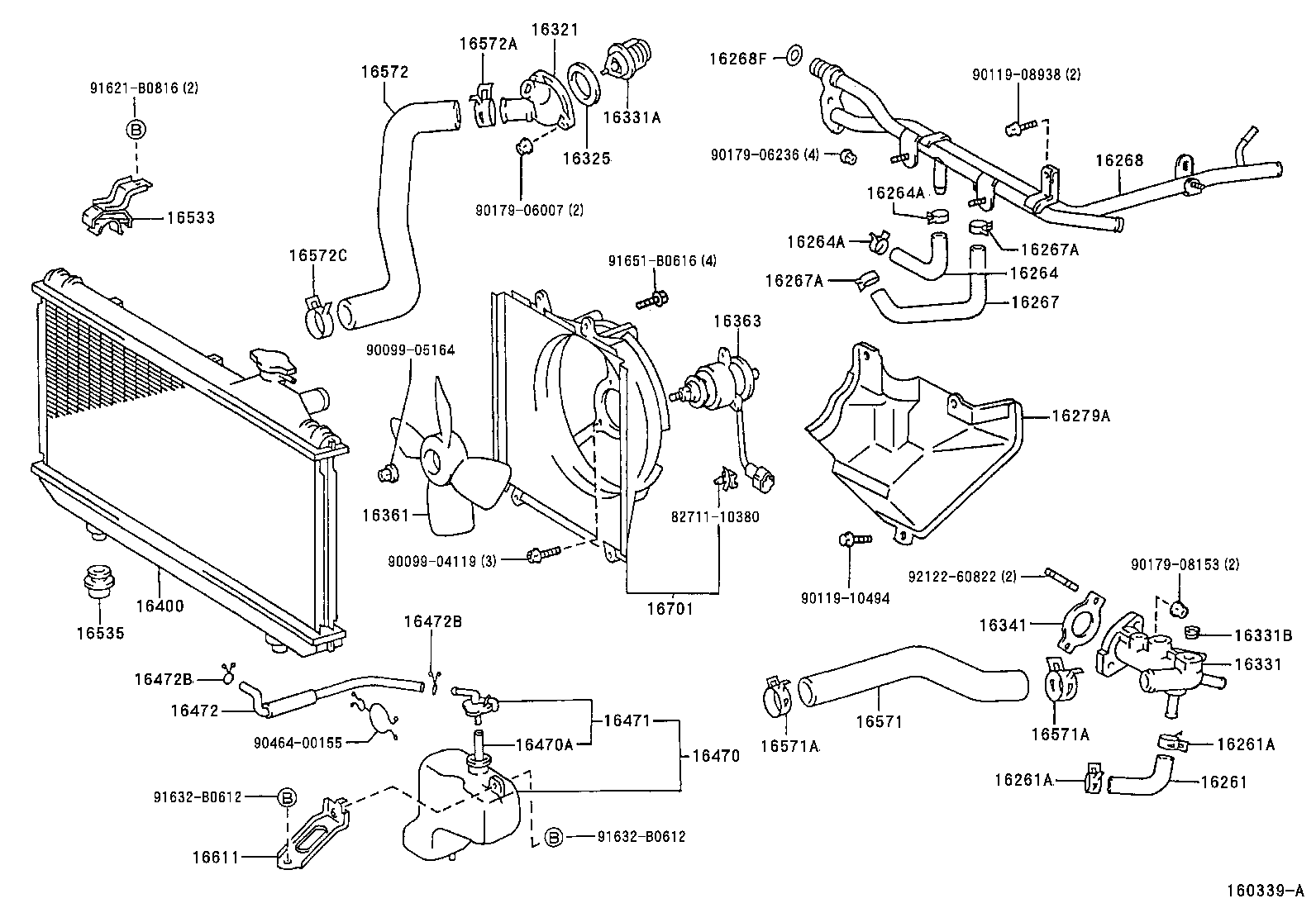  RAV4 |  RADIATOR WATER OUTLET