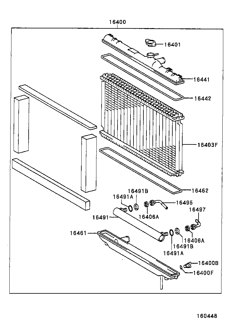  GS300 400 430 |  RADIATOR WATER OUTLET