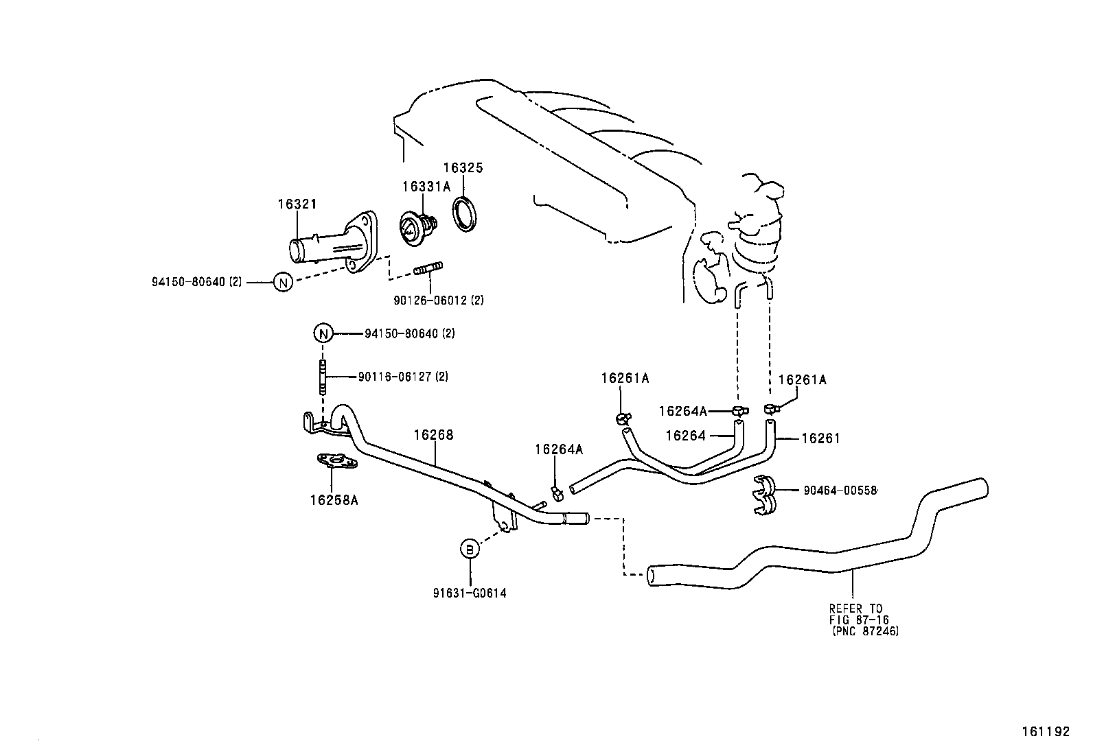  HIGHLANDER |  RADIATOR WATER OUTLET