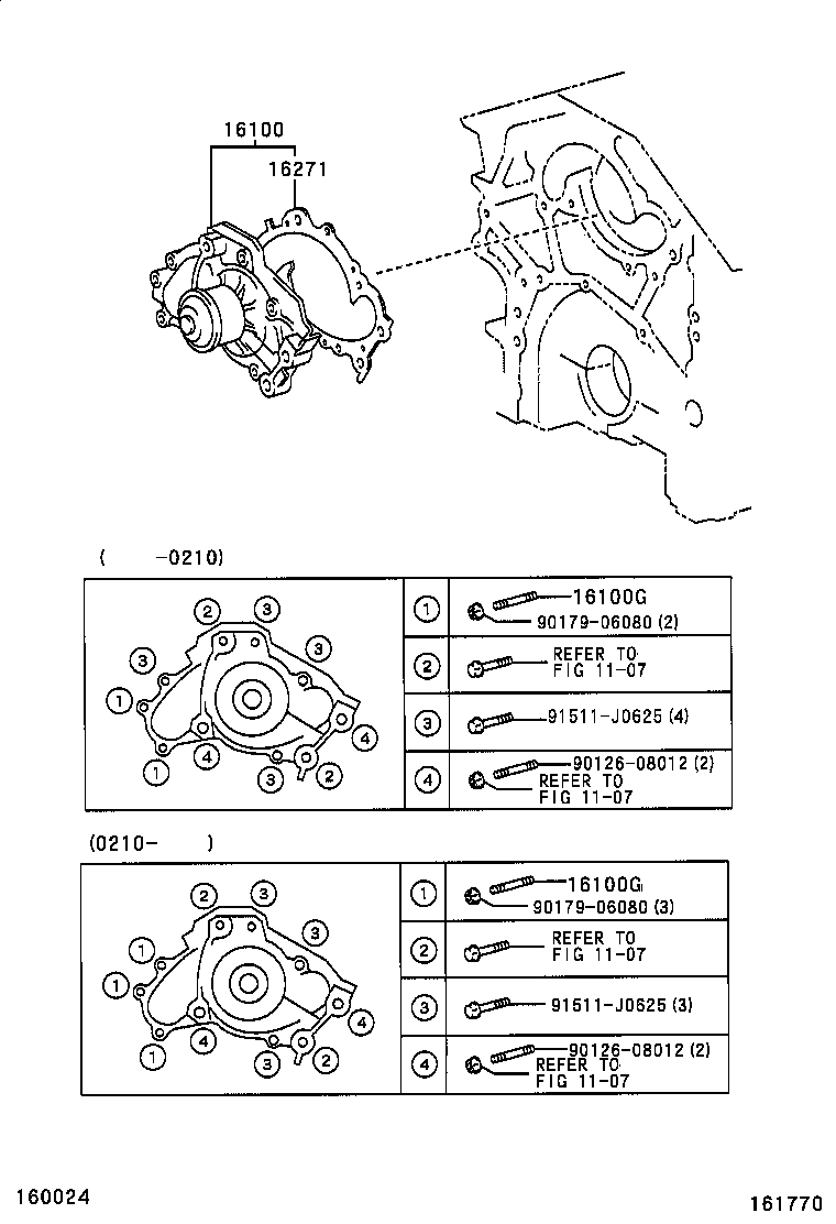  ES300 330 |  WATER PUMP