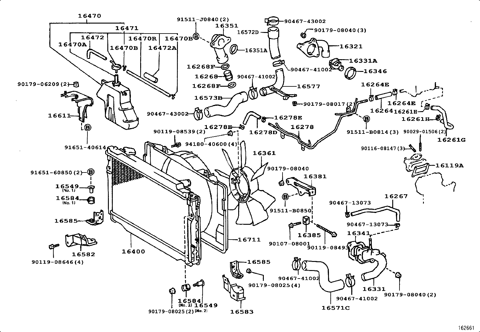  LX450 |  RADIATOR WATER OUTLET