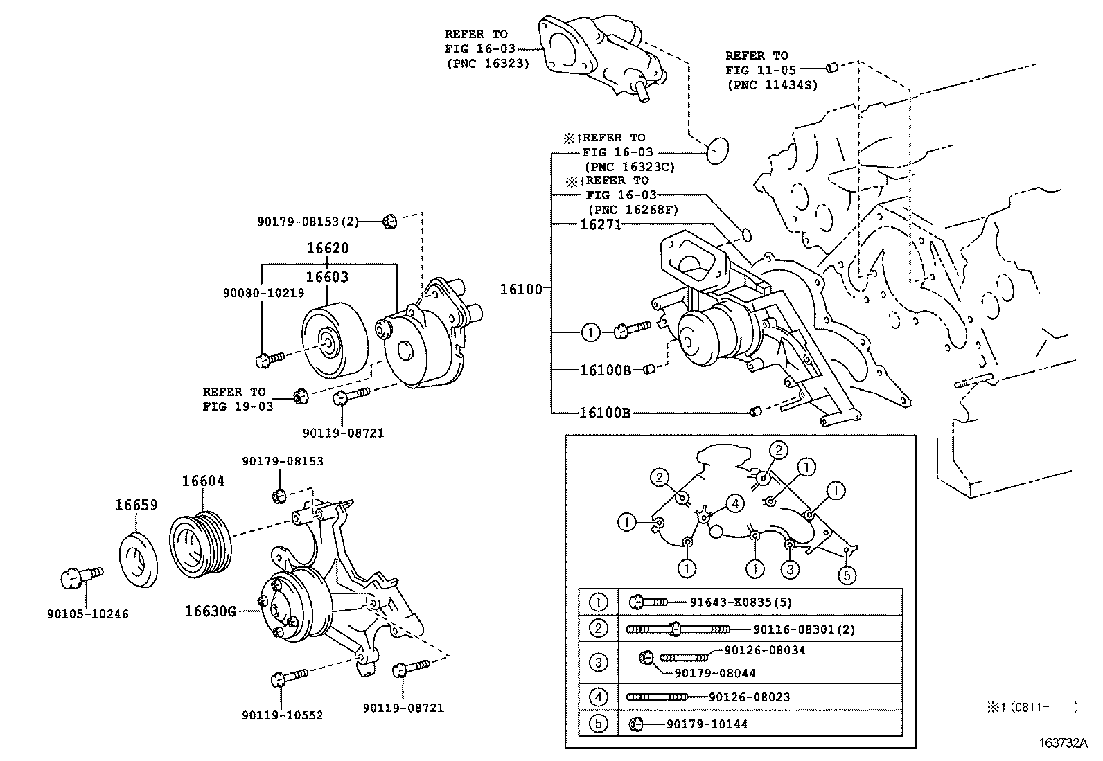  SC430 |  WATER PUMP