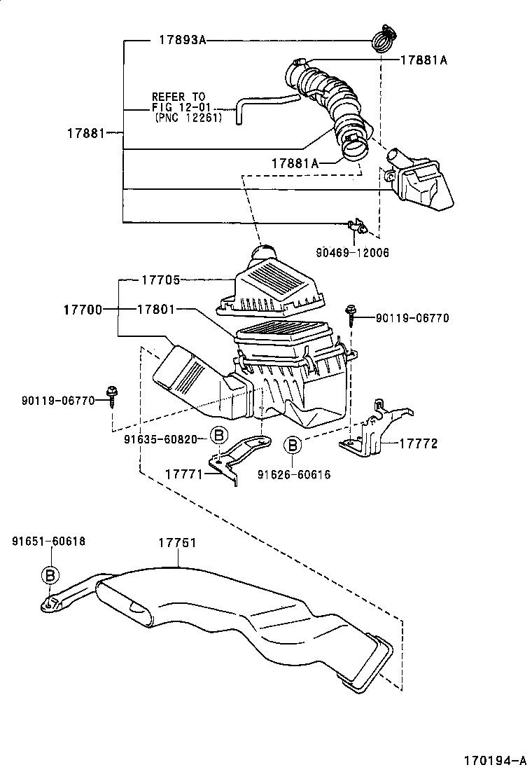  TERCEL |  AIR CLEANER