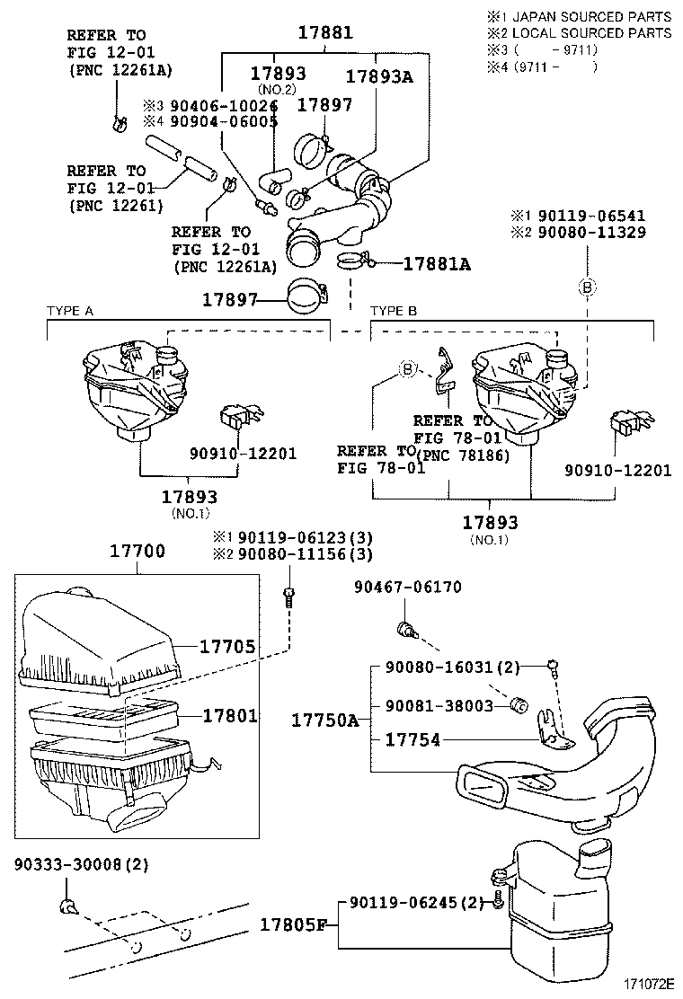  CAMRY NAP |  AIR CLEANER