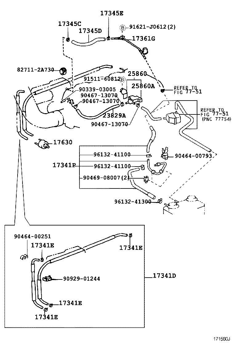  LAND CRUISER 100 |  VACUUM PIPING