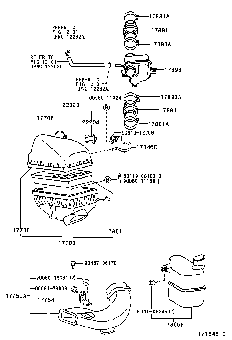  SOLARA |  AIR CLEANER