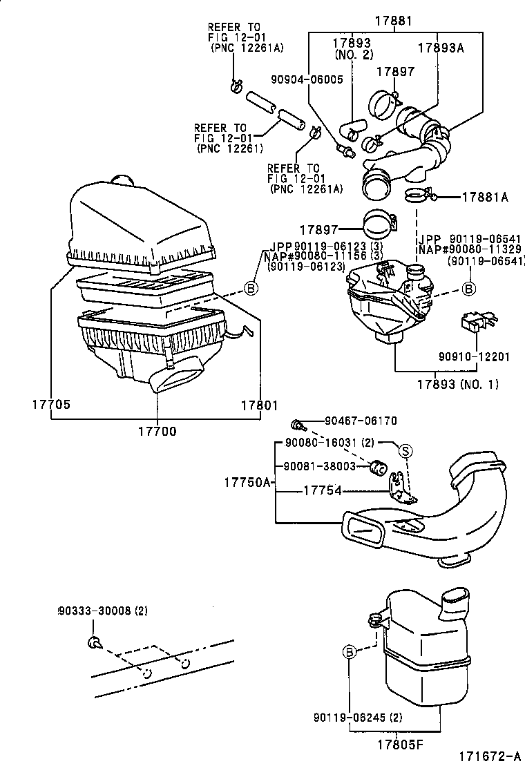  SOLARA |  AIR CLEANER