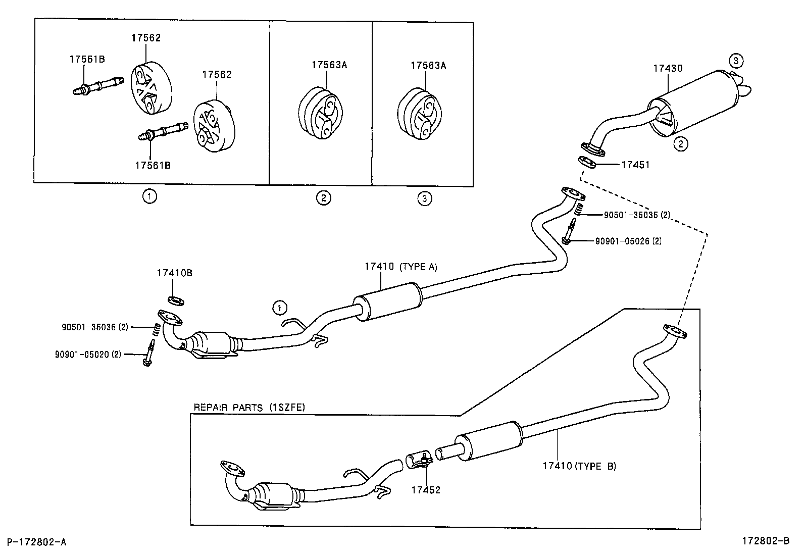  YARIS FRP |  EXHAUST PIPE