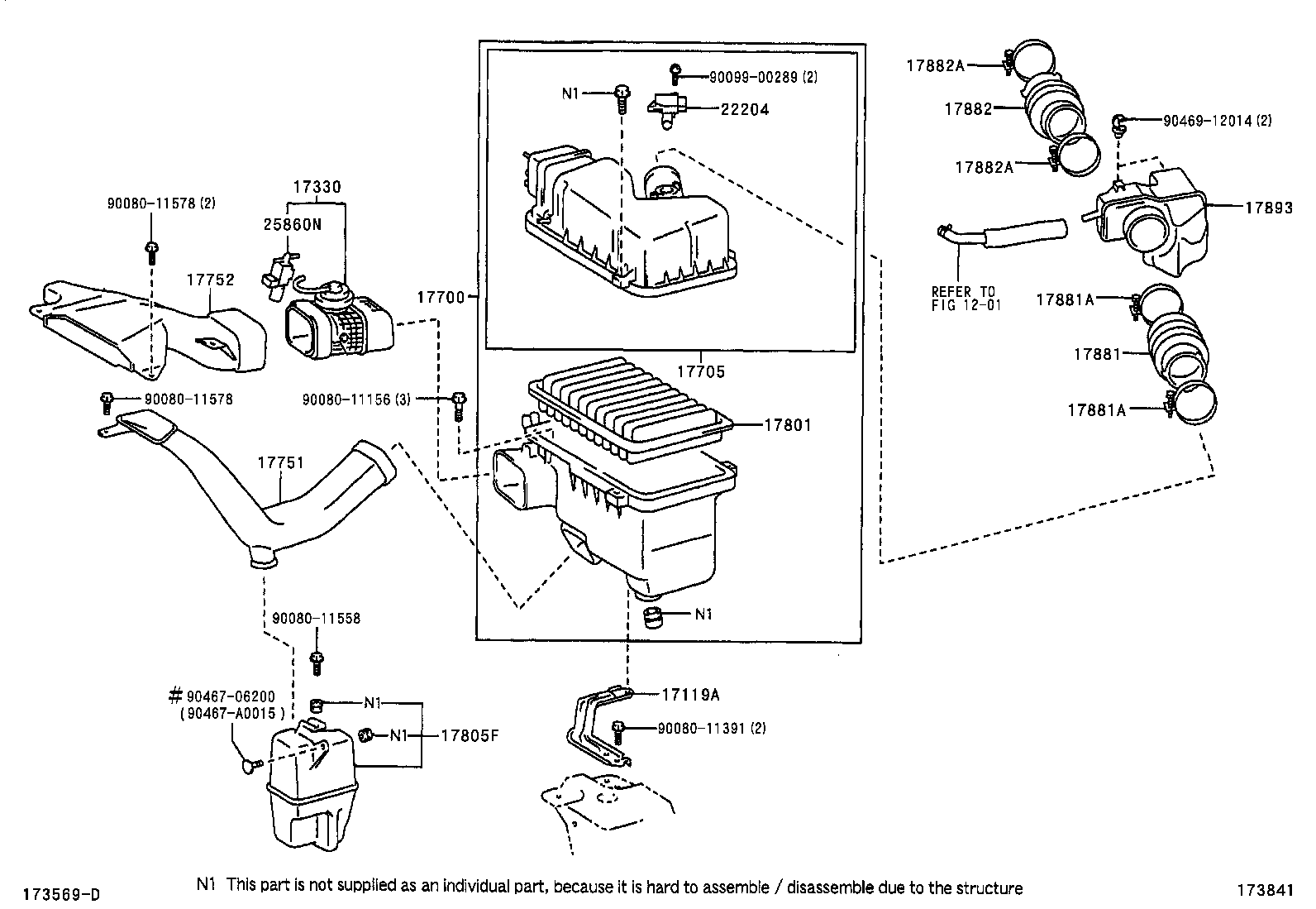  RX330 350 NAP |  AIR CLEANER