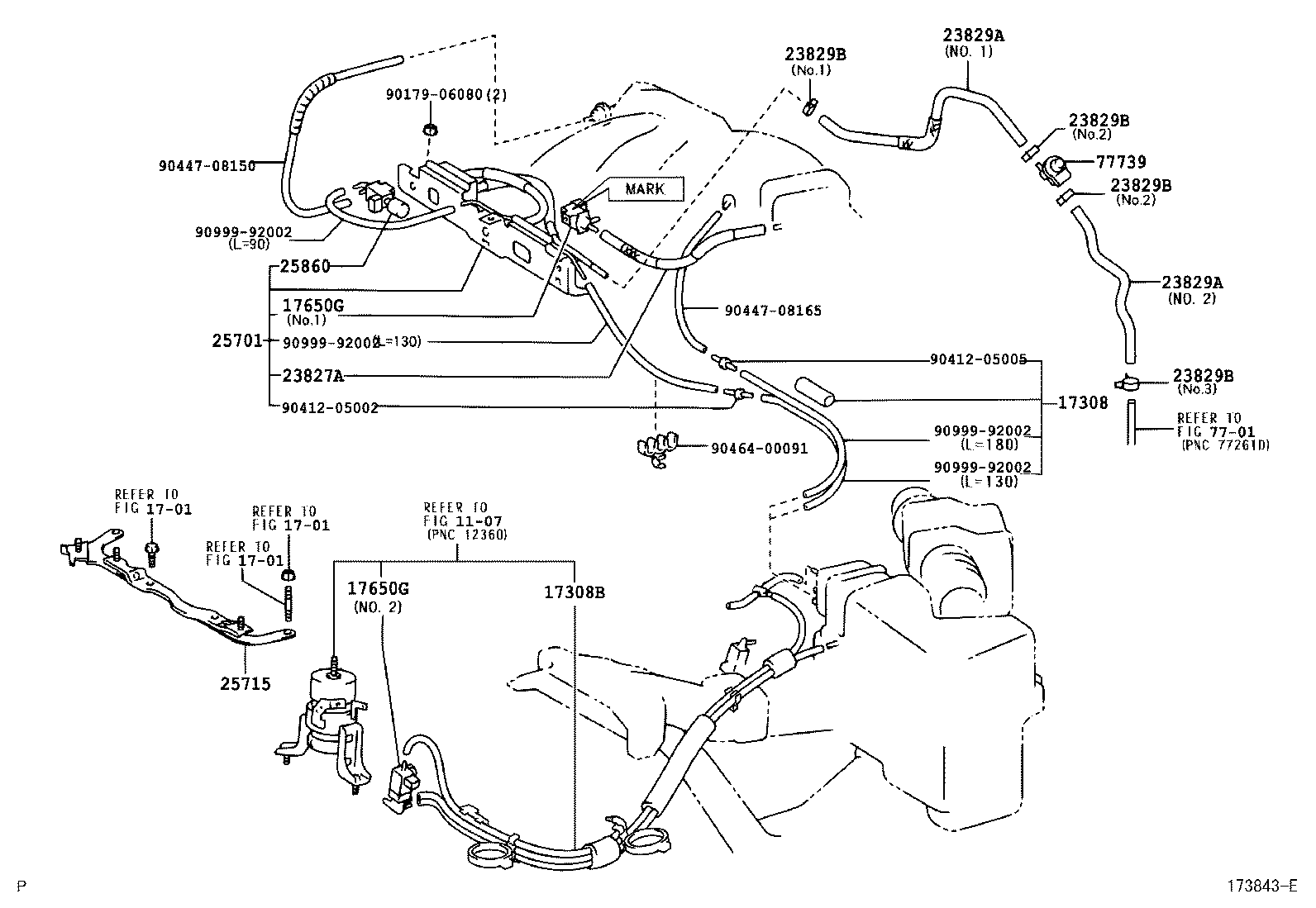  RX330 350 NAP |  VACUUM PIPING