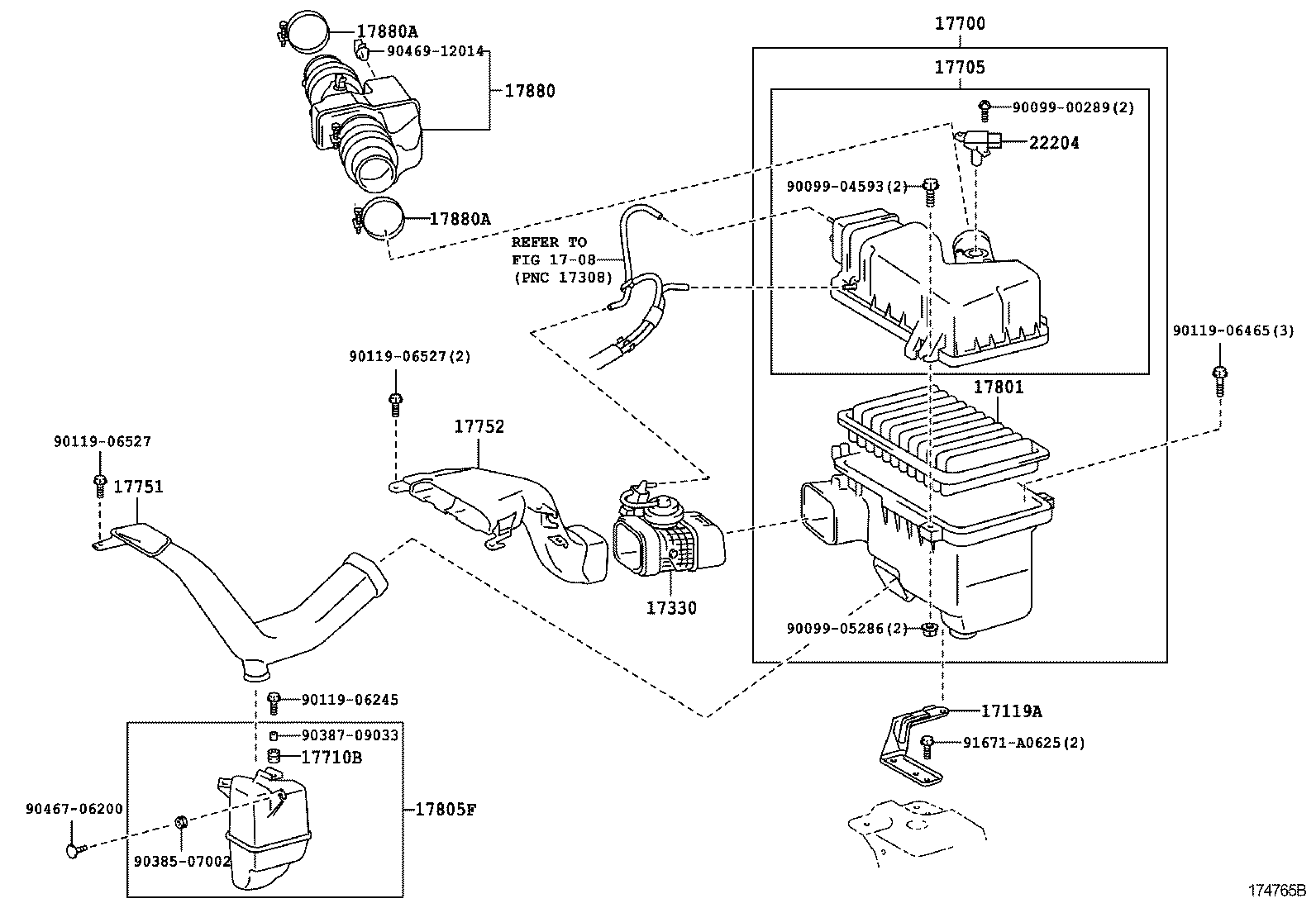  RX330 350 JPP |  AIR CLEANER