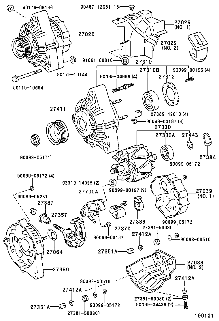  SC300 400 |  ALTERNATOR