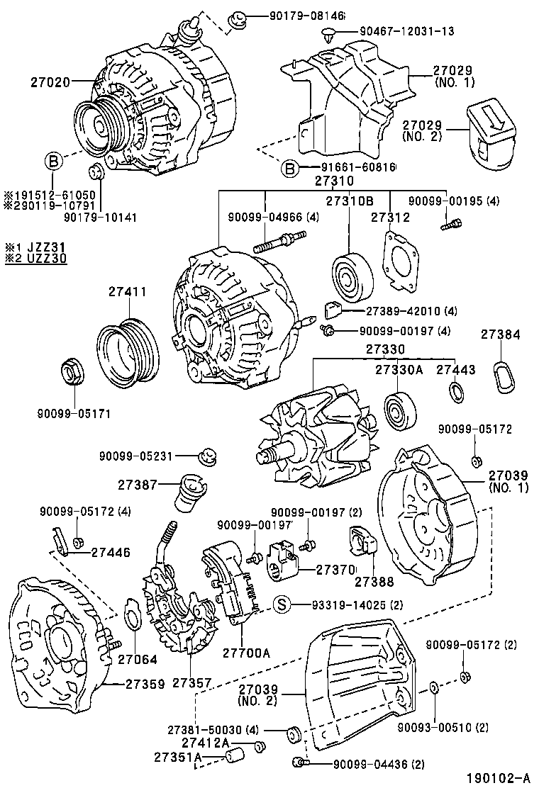  SC300 400 |  ALTERNATOR