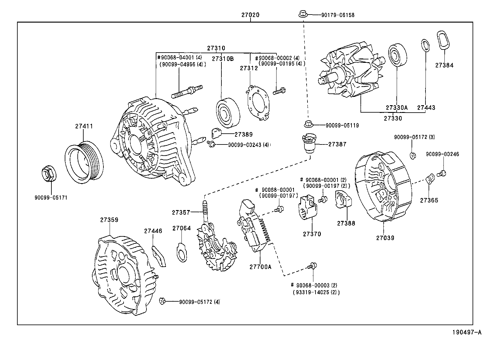  AVALON |  ALTERNATOR