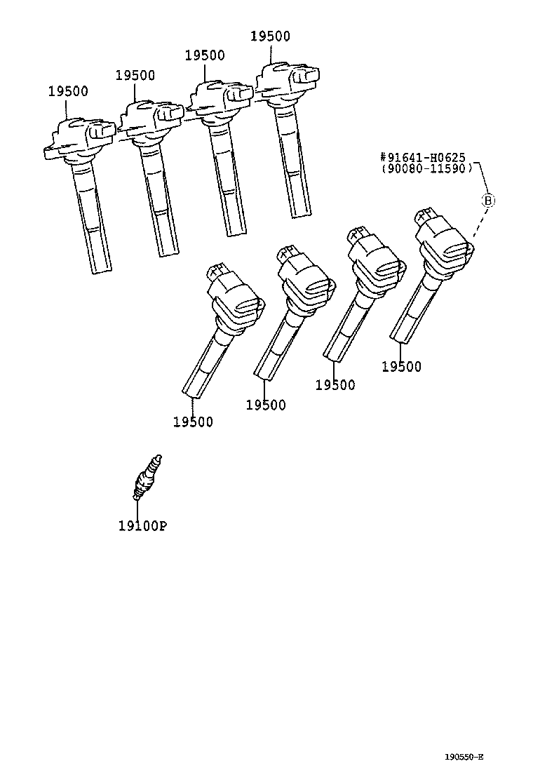  SEQUOIA |  IGNITION COIL SPARK PLUG