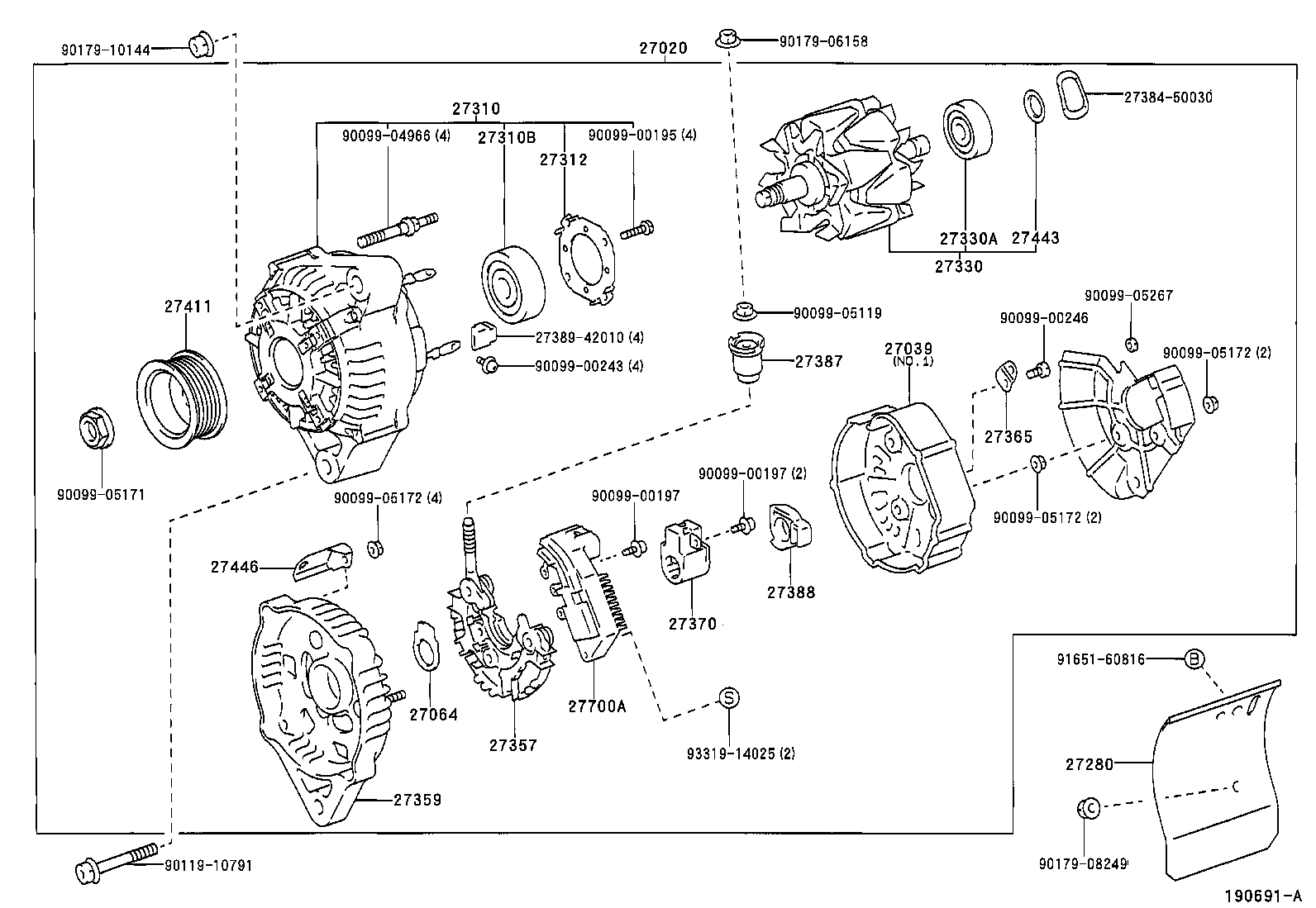  LX470 |  ALTERNATOR