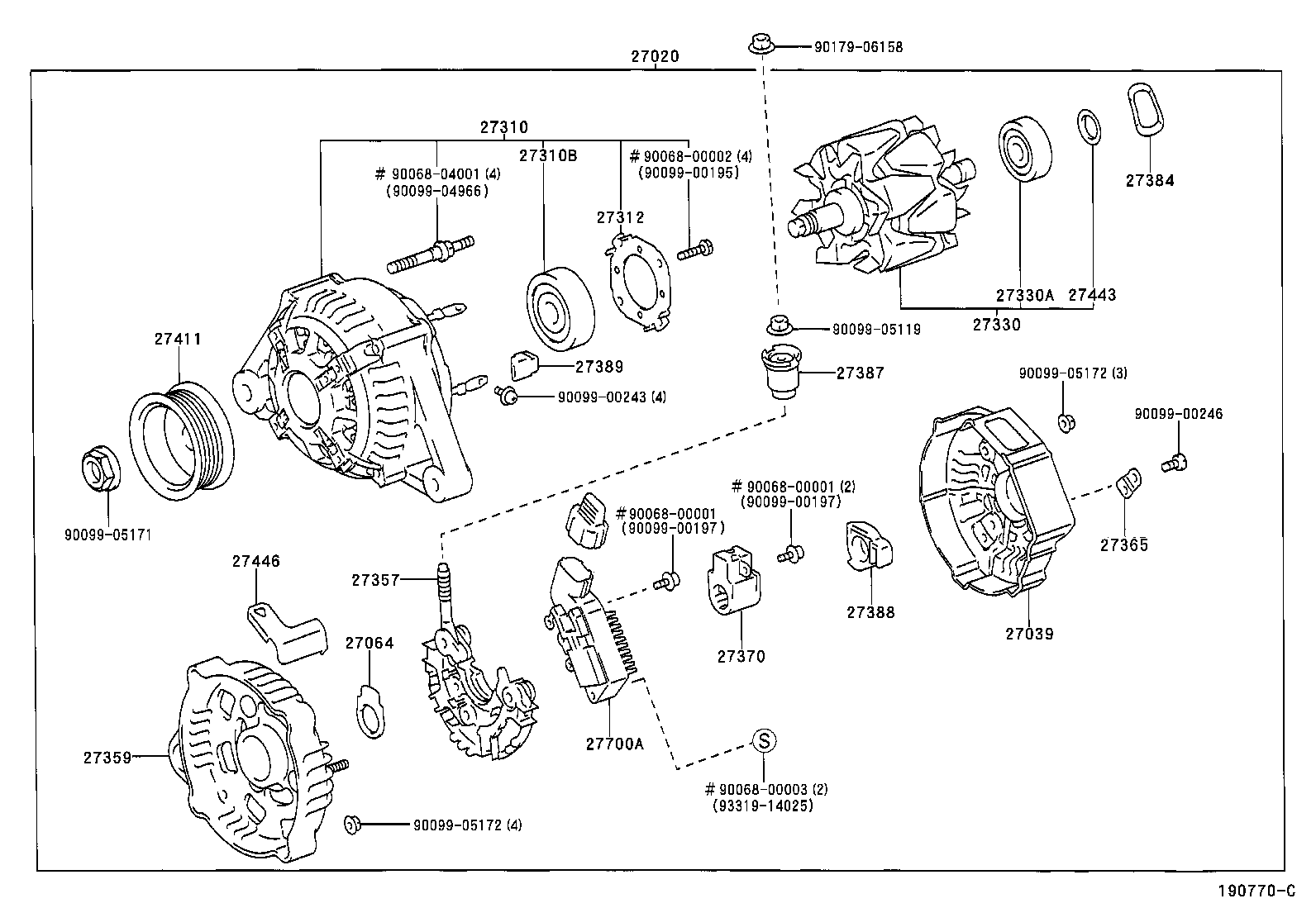  SOLARA |  ALTERNATOR