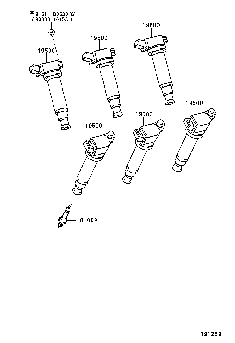  SIENNA |  IGNITION COIL SPARK PLUG