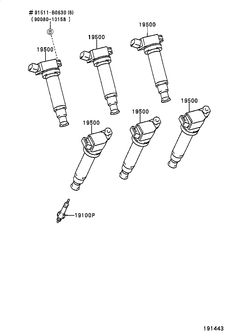  CAMRY NAP |  IGNITION COIL SPARK PLUG