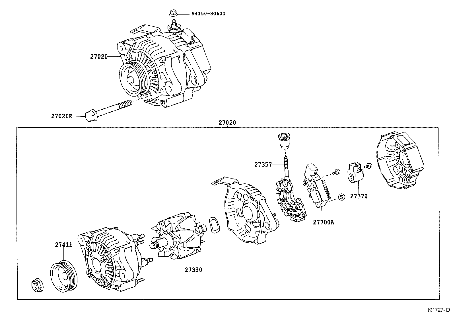  SCION XB |  ALTERNATOR